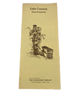 Lake Country Taylor Wine Company Hammondsport New York Hors d&#39;oeuvres Re... - £14.60 GBP