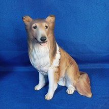 Masterpiece Porcelain Collie Dog Figurine by Homco 1986 Lassie - $46.74
