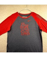 Nike Tee Womens St Louis Cardinals Sz XL Raglan Sleeve Athletic Cut MLB ... - £11.66 GBP