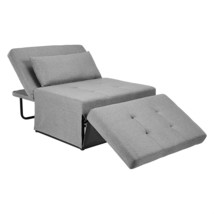First Hill Fhw Folding Ottoman Sleeper Leisure Bed, 4 In 1, Upscale Grey - $566.99