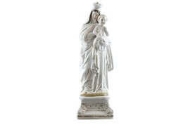 c1840 Old Paris Porcelain Madonna and Child figure - $306.90