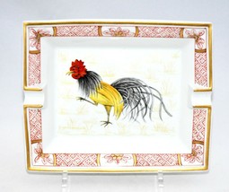 Hermes Change tray Chicken red porcelain Ashtray bird - £226.84 GBP