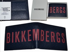 BIKKEMBERGS Men&#39;s Wallet 100% Leather BK02 T1P - £48.22 GBP