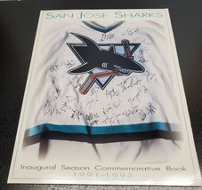 San Jose Sharks Inaugural Season Commemorative Book 1991-1992 - Yearbook - £36.31 GBP