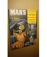 MEN&#39;S ADVENTURE - MAN&#39;S MAGAZINE *NICE* 1959 PULP SEX GIRL GERMAN NAZI U... - $28.71