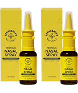 Nasal Spray for Adults with Propolis, Xylitol &amp; Saline, Clears Nasal Con... - $32.08