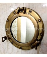 Nautical Ship Porthole Mirror Wall Hanging Antique Nautical Home Decor 11&quot; - £43.71 GBP