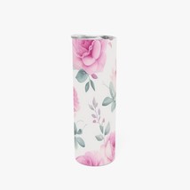 Stainless Steel Tumbler - Insulated Travel Mug Drinkware - Pink Roses - ... - £12.89 GBP