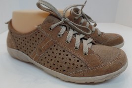 Earth Origins By Earth Tan Suede Perforated Lace Up Shoes &quot;RAVE&quot;  Sz  7.5 - £27.19 GBP