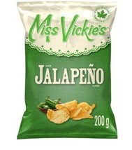 10 full size bags of MISS VICKIE'S Jalapeno potato chips 200g each from Canada - $75.47