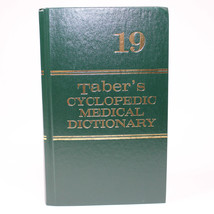 Taber&#39;s Cyclopedic Medical Dictionary 19th Edition Hardcover Book Good Copy 2001 - £8.68 GBP