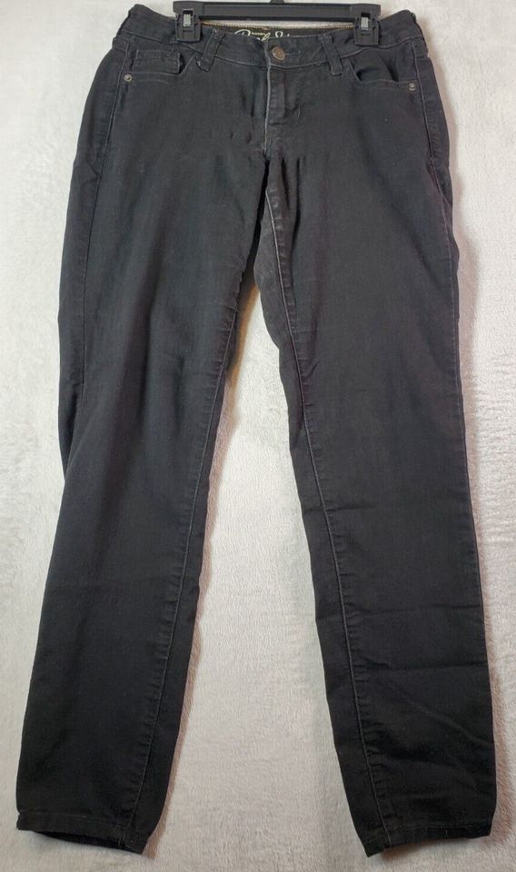 Old Navy Jeans Womens Size 4 Black Denim Cotton Pockets Straight Leg Fla... - $7.57