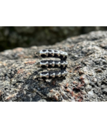 Men's Sexual Energy &amp; Attraction Silver Claw Ring Brutalist Handmade Dar... - $94.05
