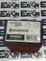 Powers Fasteners 05040S lol-Bolt AS 5/8 x 4-1/4 Lot of 10 - £22.80 GBP