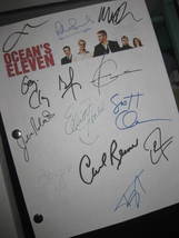 Ocean&#39;s Eleven Signed Film Movie Screenplay Script X13 Autographs George Clooney - £15.73 GBP