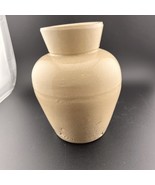 PITTSBURG PA SNUFF VASE JAR WAYMAN &amp; BRO CREAM COLORED W/ CRACKLED CRAZING - £18.38 GBP