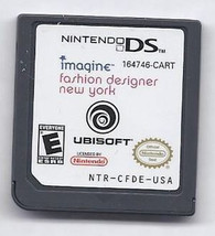 Nintendo DS Imagine Fashion Designer New York Game Rare VHTF - £7.71 GBP