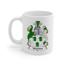 Warden Family Coat of Arms Coffee Mug (11oz, White) - £11.87 GBP
