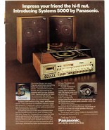 1978 Panasonic Systems 5000 Stereo Print Ad SE-5508 SE-5808 8.5&quot; x 11&quot; - £15.26 GBP