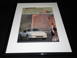 1987 Dodge Daytona 11x14 Framed ORIGINAL Vintage Advertisement  - $34.64
