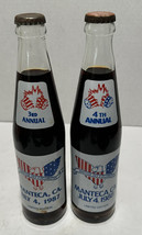 MANTECA CA JULY 4th  1987 198810oz  Coca-Cola Bottle 2 Pack - $29.30