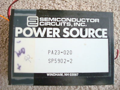 Semiconduttore Potenza Fonte W/ Datel MS-7 Base Targa Modello #PA23-020 ... - $45.59