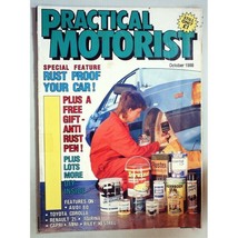Practical Motorist Magazine October 1988 mbox2950/b Rust Proof Your Car ! - £3.91 GBP