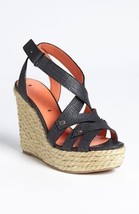 Via Spiga Karla Blue Wedge Sandal Size 8.5 - £23.66 GBP