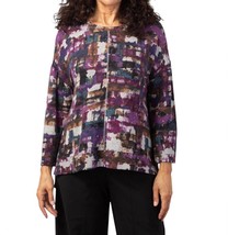 Habitat rib trim 3/4 sleeve boxy crew sweater size XL - $21.78