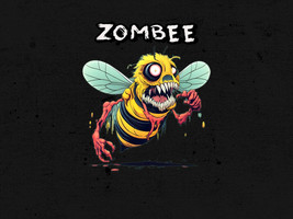 Buzzing into the spooky season like a Zombee! Get ready for some Halloween buzz  - $3.00