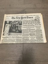 October 2 1979 New York Times -POPE John Paul Ii In Boston Carter Watches Cuba - $28.00