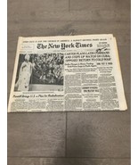OCTOBER 2 1979 NEW YORK TIMES -POPE JOHN PAUL II IN BOSTON Carter Watche... - €24,49 EUR