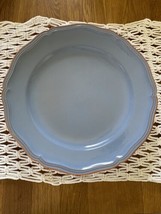 Loneoak &amp; Co Queen Anne Blue Terracotta Dinner Plates Chargers  (12 3/8&quot;... - £71.90 GBP