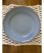 Loneoak &amp; Co Queen Anne Blue Terracotta Dinner Plates Chargers  (12 3/8&quot;... - £72.30 GBP