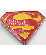 DC Comics SUPERMAN Italia Design Solid Enameled Brass Belt Buckle Triang... - £20.02 GBP