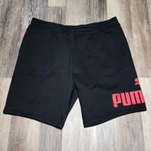 PUMA Men’s Shorts XXL Black Red Logo Athletic Training Gym Casual 846904-03 - $16.99