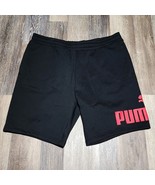 PUMA Men’s Shorts XXL Black Red Logo Athletic Training Gym Casual 846904-03 - $317.01 MXN