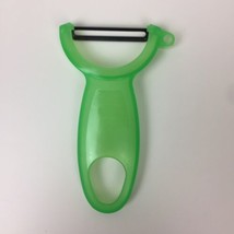 Kuhn Rikon Potato Vegetable Peeler Parer 4.5” Metal Blade Green Swiss Made - $9.89