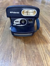 POLAROID One Step Auto Focus Instant 600 Film Camera Navy Blue Tested - Working - £35.20 GBP