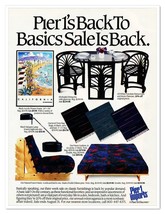 Pier 1 Imports 90s Home Interior Decor Vintage 1990 Full-Page Magazine Ad - $9.70