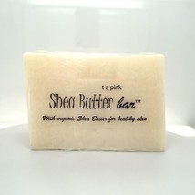 Shea Butter Bar t s pink 4oz Soap Bar With Organic Shea Butter For Healthy Skin - £14.68 GBP