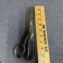 Vintage Newark New Jersey Tailors Shears Scissors 9.5” Long Rivoted - $18.81