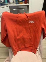 Orange Vans Off The Wall Pull Over Hoodie Size Small - $34.65