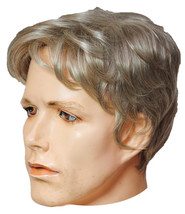 Morris Costumes Mens Wig Barg Ash Blonde 16 - £69.68 GBP