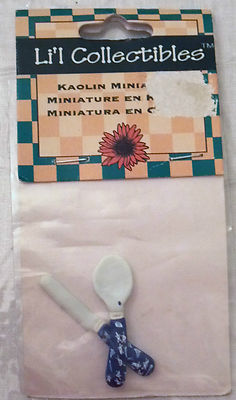 Li&#39;l Collectibles Kaolin Miniature Dollhouse Utensils Spoon &amp; Knife BD264 - $5.93