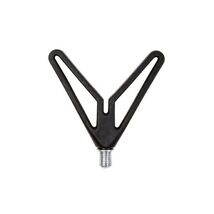 Dinsmores Brass Thread V Shape Rod Rest Head - Black, 9 cm  - $6.00