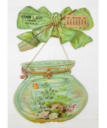 Herman J Stief Hardware Ashland Pa 1907 Hanging Calendar With Fish Bowl ... - £163.67 GBP