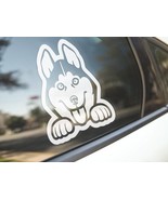 Husky Peeking Car Truck Window Sticker Dog Lover Decal Vehicle Accessori... - $109.69 MXN