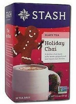 Stash Tea Company Black Tea Blends (contain Caffeine) Holiday Chai 18 ct - $10.62