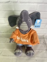 NEW Kalahari KENYA Resorts Elephant Plush Stuffed Animal Toy Gray With Outfit - £27.54 GBP